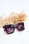 Women's Sunglasses V130037 Black gradient Violet 