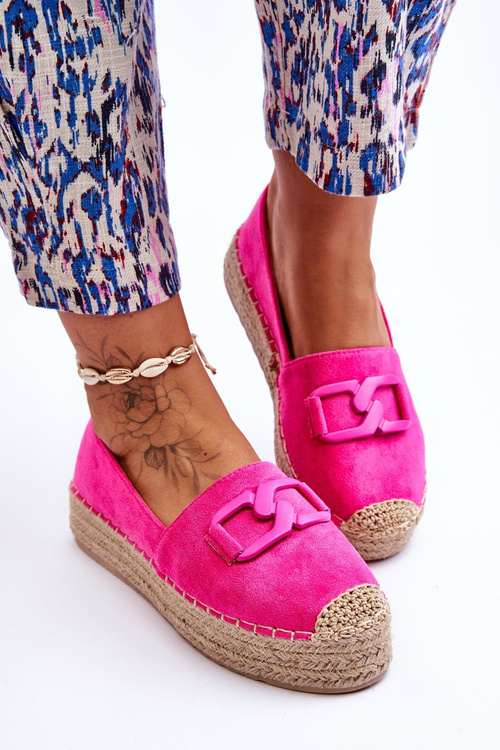 Women's Classic Platform Espadrilles Fuchsia Maurine