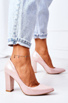 Satin Pumps Lewski Shoes 2453 Pink