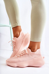 Buty Sportowe Wsuwane Damskie Różowe Dalmiro