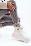 Women's Slip-on Snow Boots Platform White Gattea