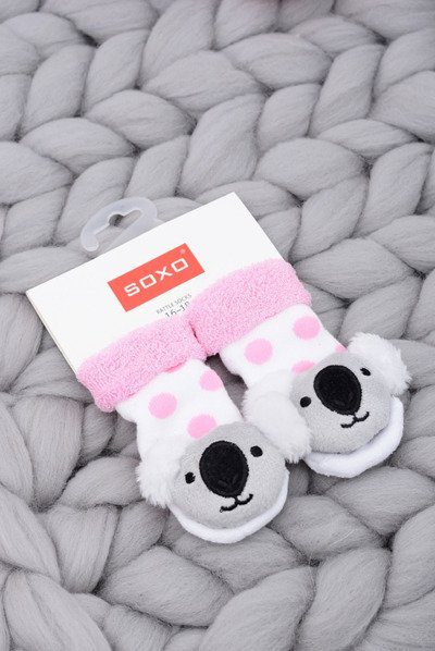 Infant Socks with Rattle Koala Bear Soxo