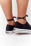 Women's Sneakers On A Platform BIG STAR HH274056 Black
