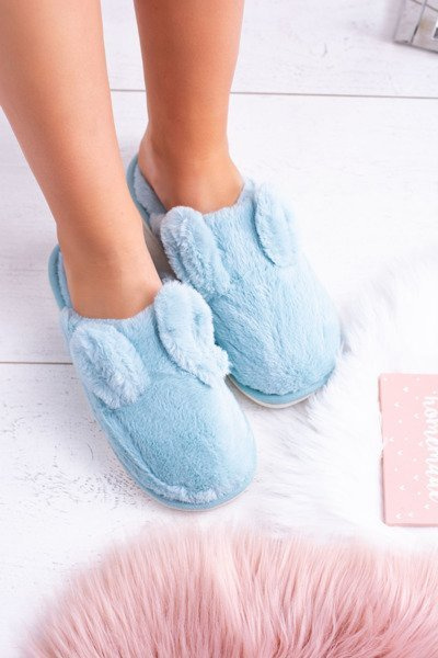 Slippers Women's Rabbits with Ears Blue Alabama
