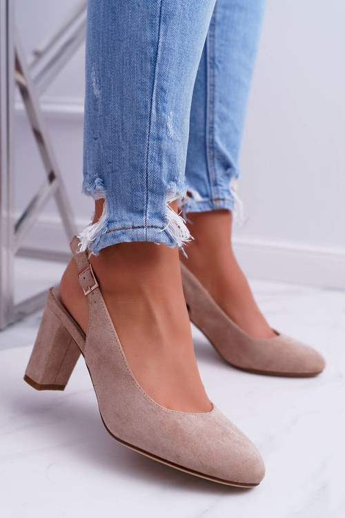 Women's Stiletto Women's Galanter pumps Sergio Leone SK788 Beige Lati