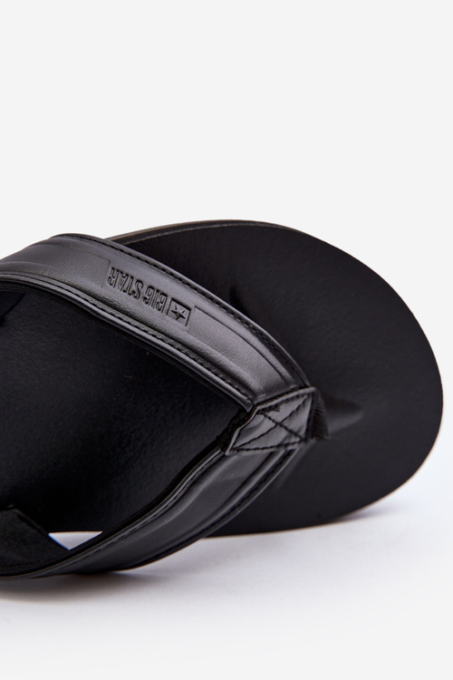 Japonki Męskie Czarne Big Star LL174605