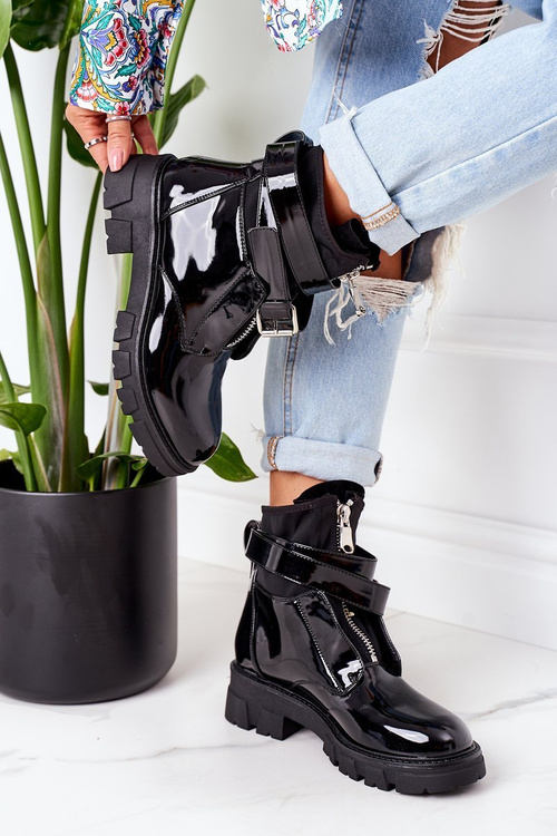 Women's Insulated Boots Black Not Realy