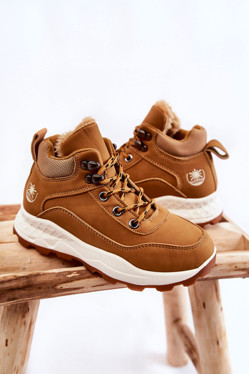 Children's Warm Boots Trappers Camel Otto