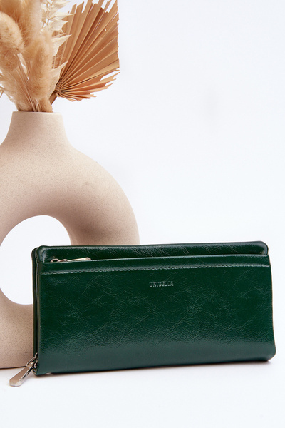 Women's Wallet Dark Green Tiborlena