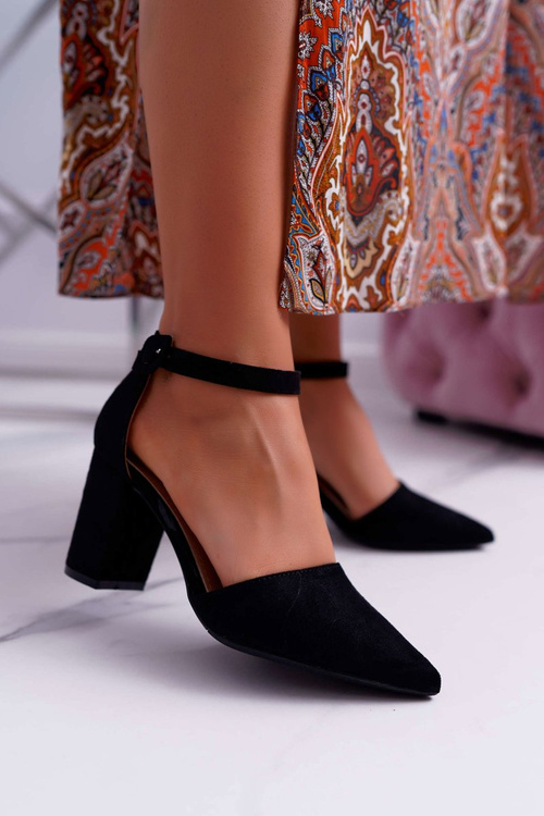 Women's Stiletto pumps Black Elegante