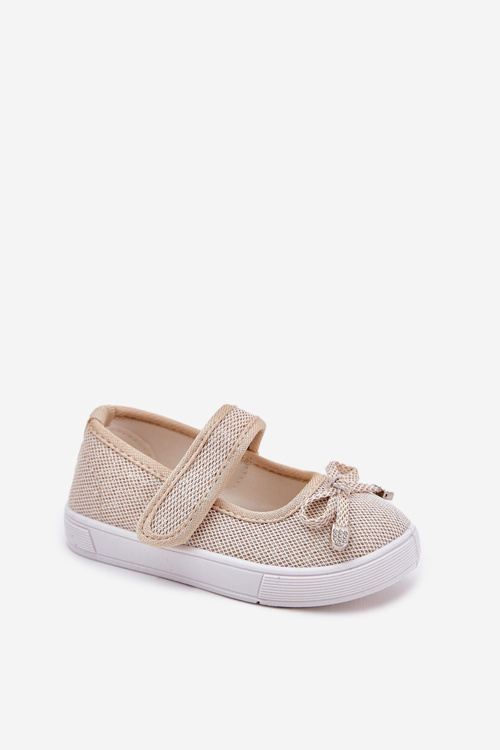 Children's Ballerinas With Bow Golden Amirinas