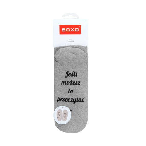 Damskie Skarpetki SOXO "Jeśli możesz to przeczytać proszę, podaj mi wino"
