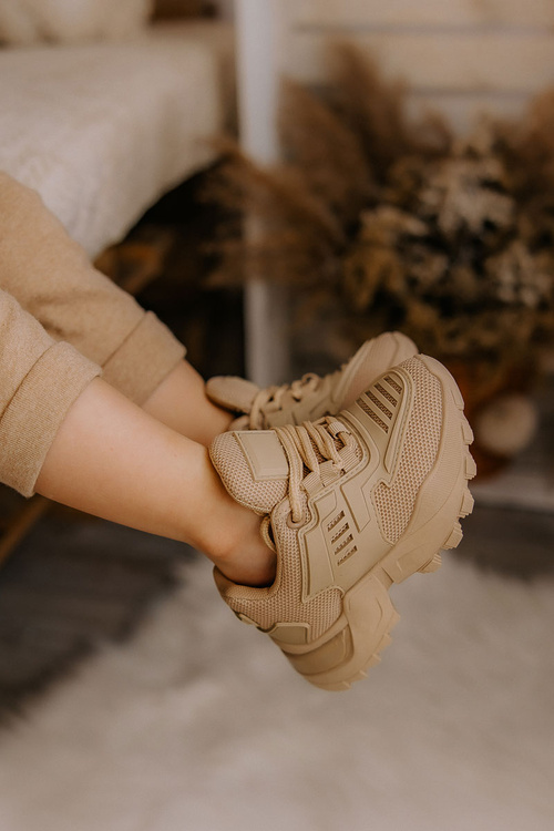 Dziecięce Sneakersy Beżowe Freak Out