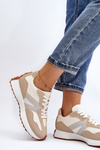 Women's Beige Sports Shoes Chloette