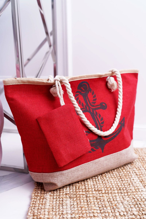 Beach Large Red Handbag Women's Handbag Bag