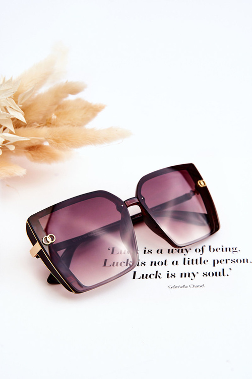 Large Sunglasses UV400 MA20601 Brown