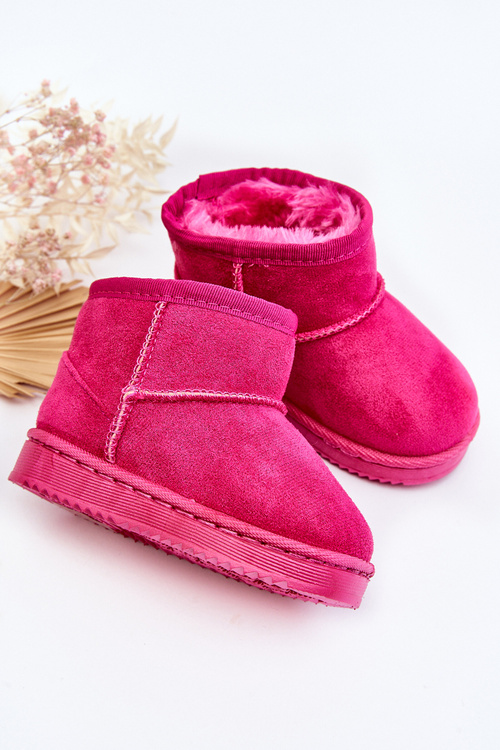 Children's Insulated Snow Boots Pink Gooby