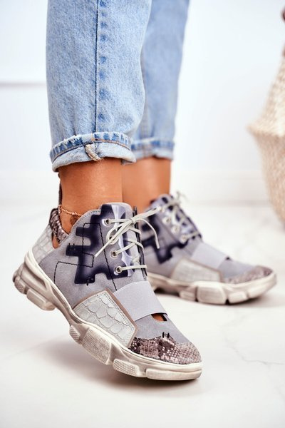 Women’s Sneakers Leather Maciejka 04423-13