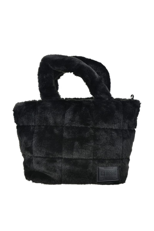 Faux Fur Bag With Strap Big Star OO574062 Black