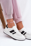 Women's Sneakers Made Of Eco Suede White Marinils