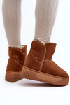 Vegan Platform Snow Boots D.Franklin DFSH371004 Brown