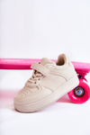 Children's Sport Shoes With Velcro Beige Elike