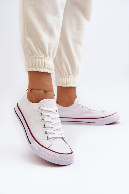 Women's Classic Sneakers Black and White Ecoma