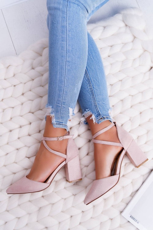 Women's Stiletto High Heel Sandals Beige Traffic