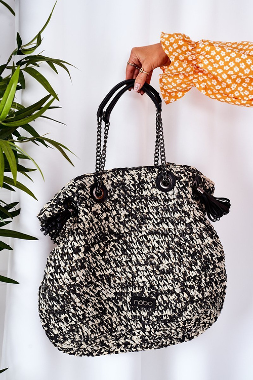 Braided Shopper Bag NOBO XG0010 Black