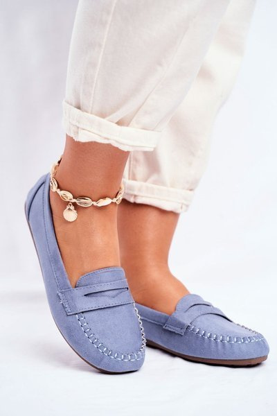 Women’s Loafers Material Blue Panay