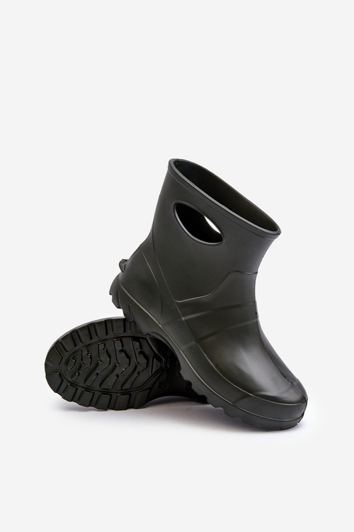 Men's Waterproof Wellington Boots GARDEN 753 LEMIGO Dark Green