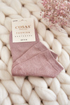 Women's Cotton Socks With Shiny Thread Cosas Pink