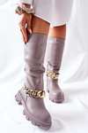 High boots Grey Cecina