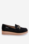 Women's Loafers On The Platform Black Danny