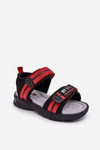 Light Velcro Children's Sandals Red Brando