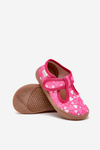 Barefoot Slippers Girls With Hearts On Velcro Milami Fuchsia Talirae