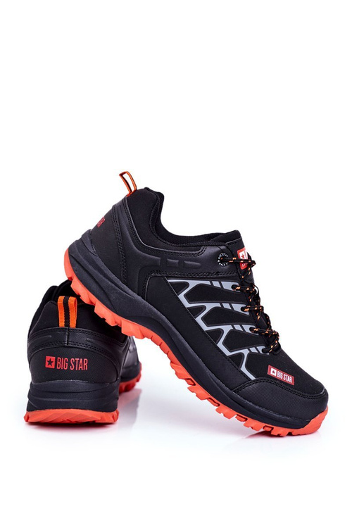 Trekkingowe Męskie Buty Big Star Czarne GG174560