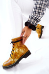 Women's Ankle Boots Maciejka Yellow 01609-47