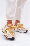 Buty sportowe Sneakersy Z Podwójnym Sznurowaniem Damskie Multikolor Efobell