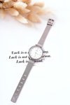 Women's Watch With Zircons On Mesh Bracelet Giorgio&Dario Silver