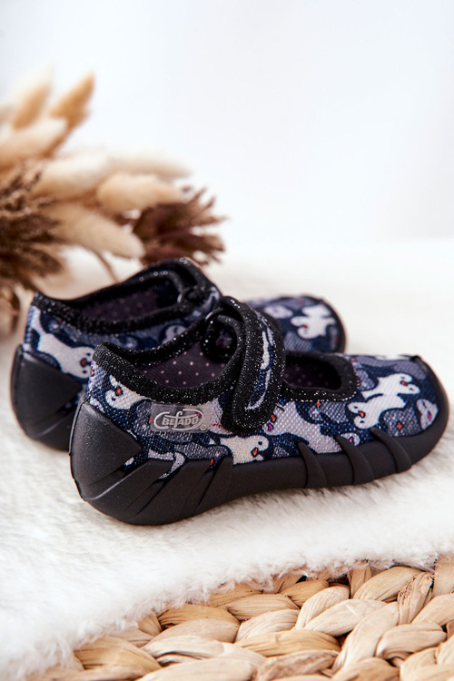 Flip-flops Ballerinas Befado Penguins 109P239 Black