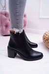 Women's Stiletto Boots Black Duo