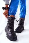 Women's Warm-up Snowboots Black Starbone
