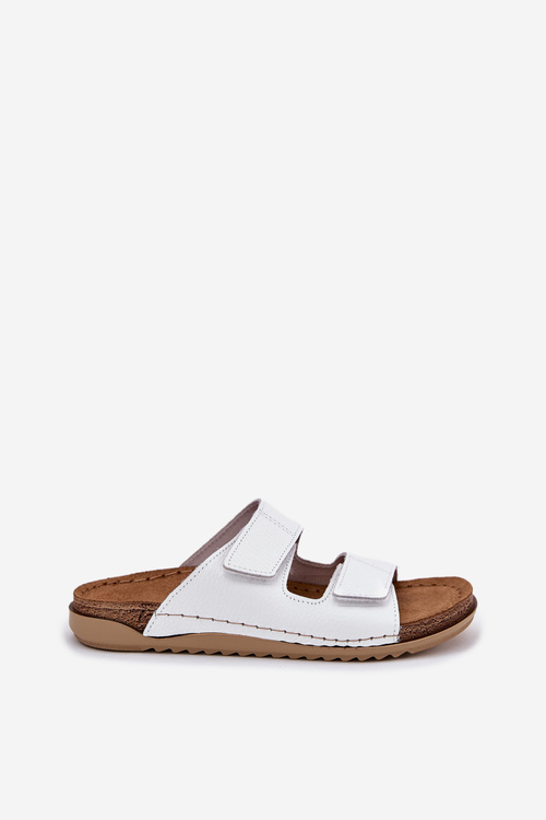 Ladies Leather Sandals Inblu White AA0005GU