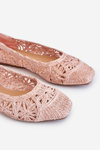 Openwork Fashionable Ballerinas Pink Thiago