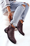 Women's boots suede Grey Numbero