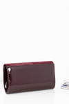 Women's Maroon Suede Clutch Bag Chain