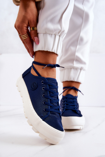 Women's Sneakers BIG STAR JJ274491 Navy blue