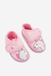 Children's slippers with Velcro pink Jeselle