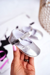 Children's Sneakers Baptism Silver Bellawa